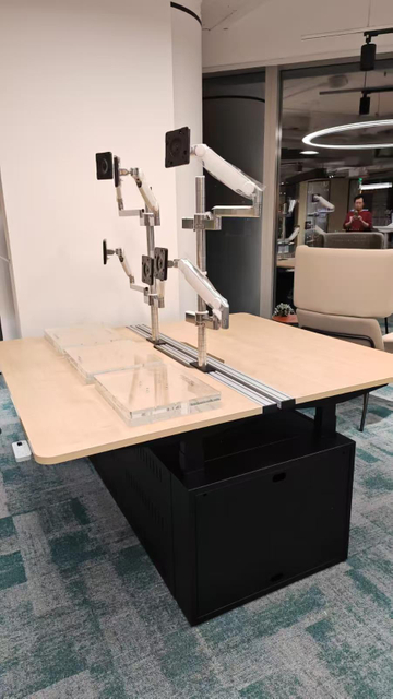 Height Adjustable Trading Desk