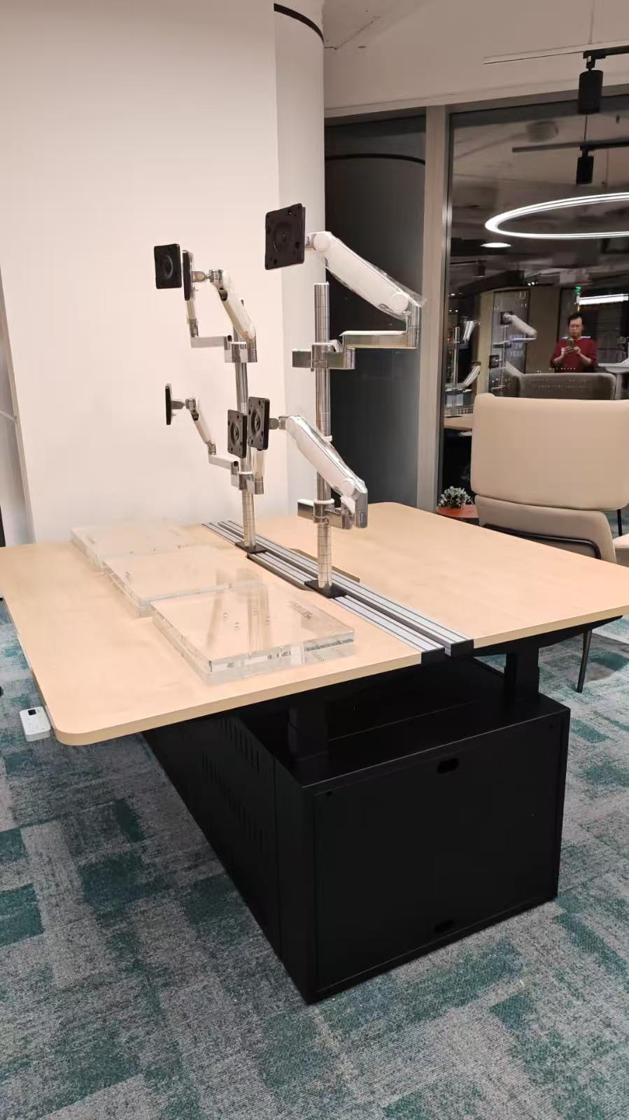Height Adjustable Trading Desk