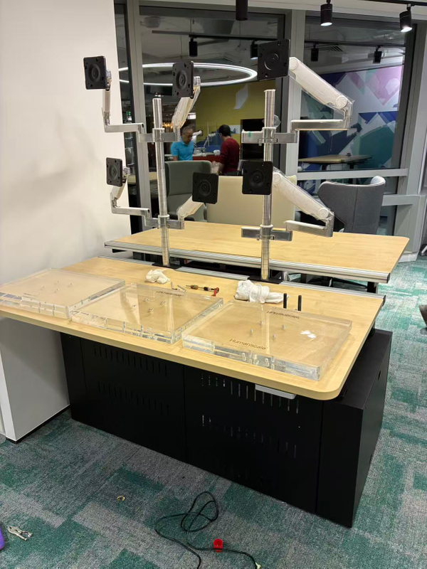 Height Adjustable Trading Desk