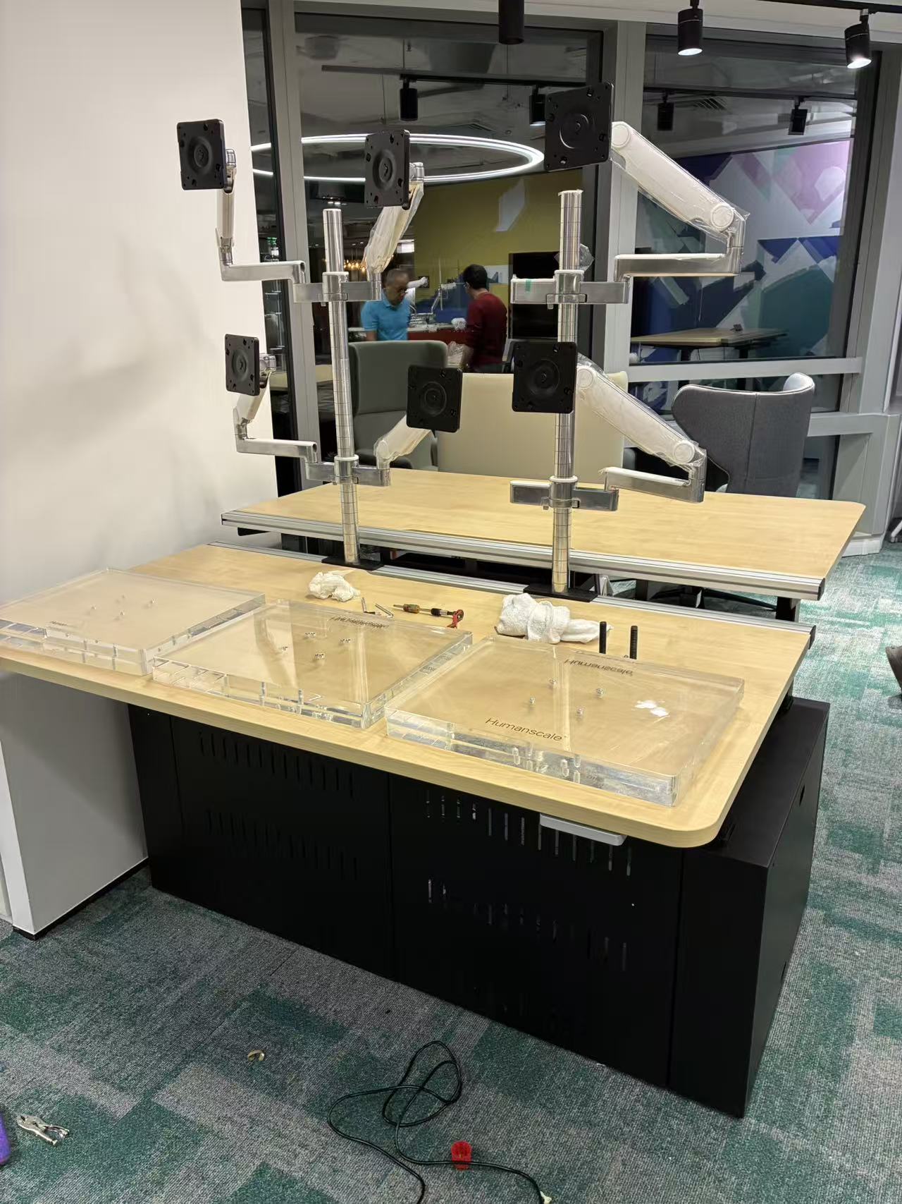 Height Adjustable Trading Desk
