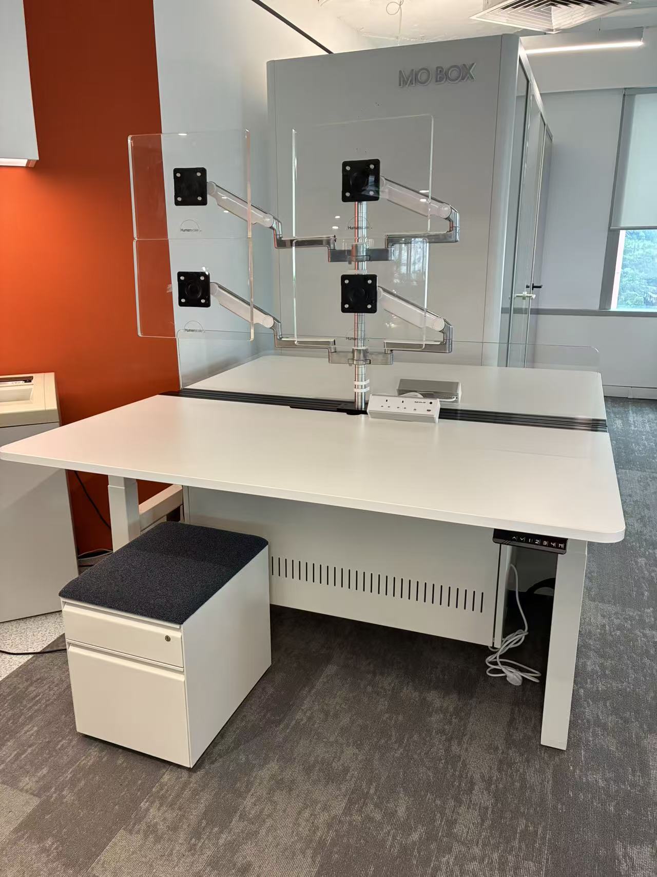 Height Adjustable Trading Desk